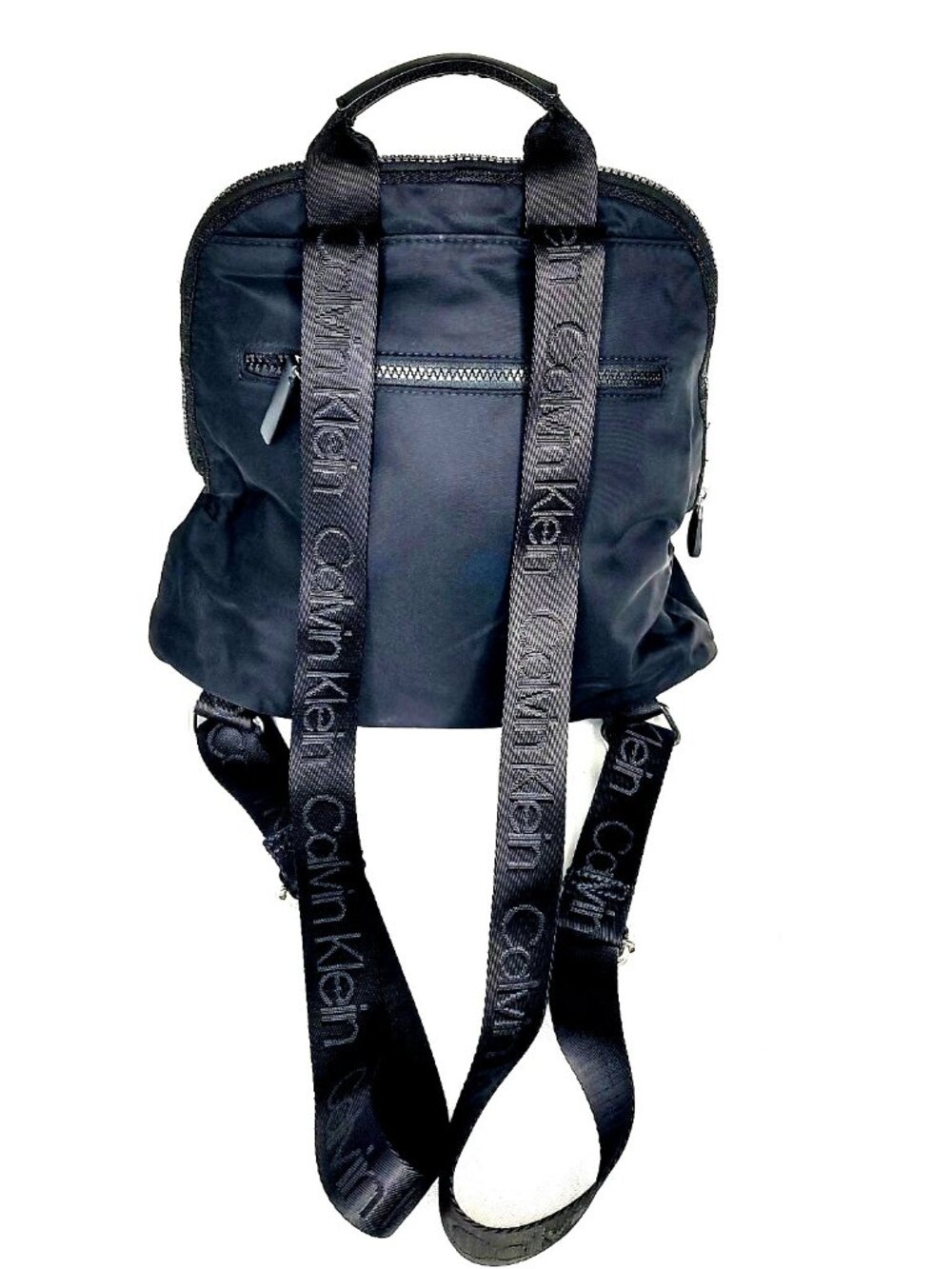 Calvin Klein Georgina Nylon Organizational Backpack Black - Picture 8 of 12